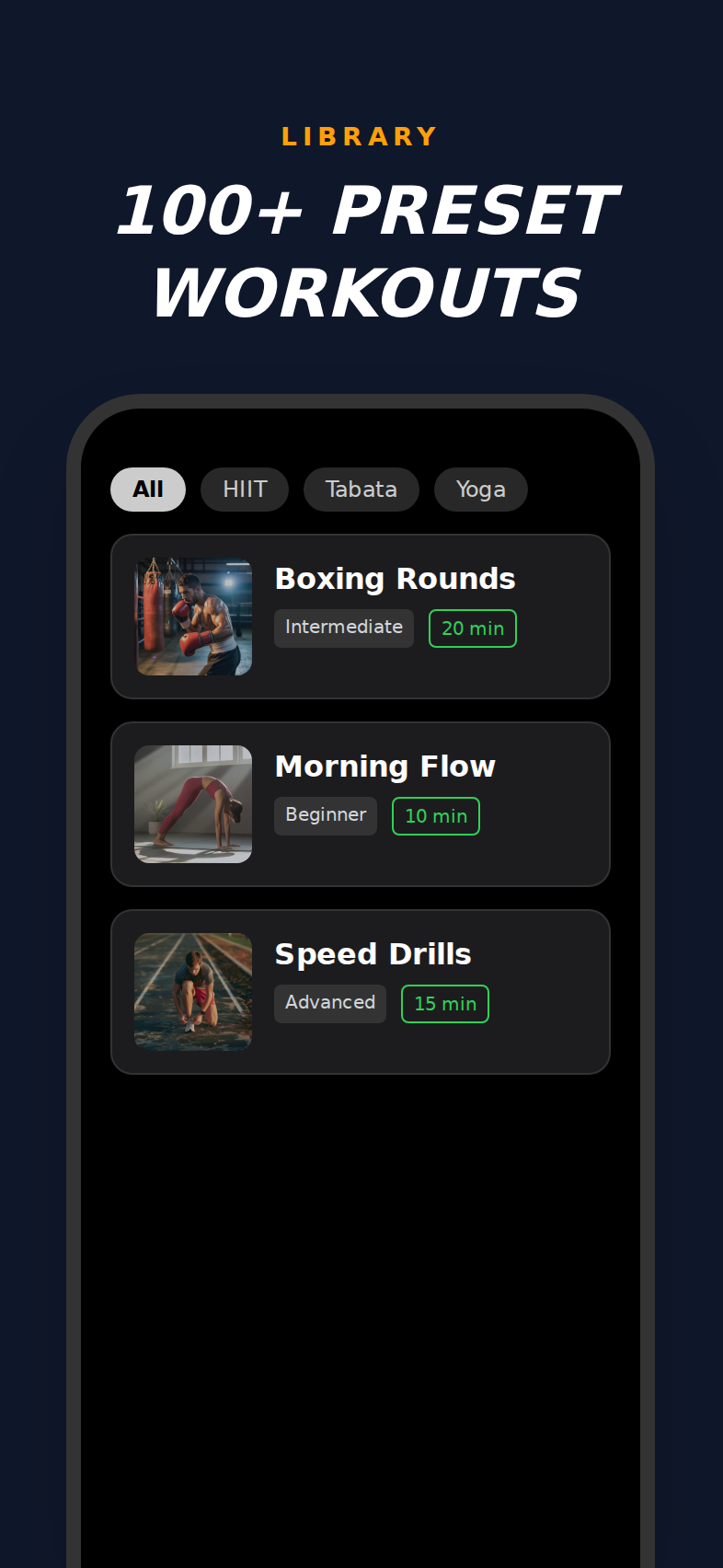 INTVL — Workout Library
